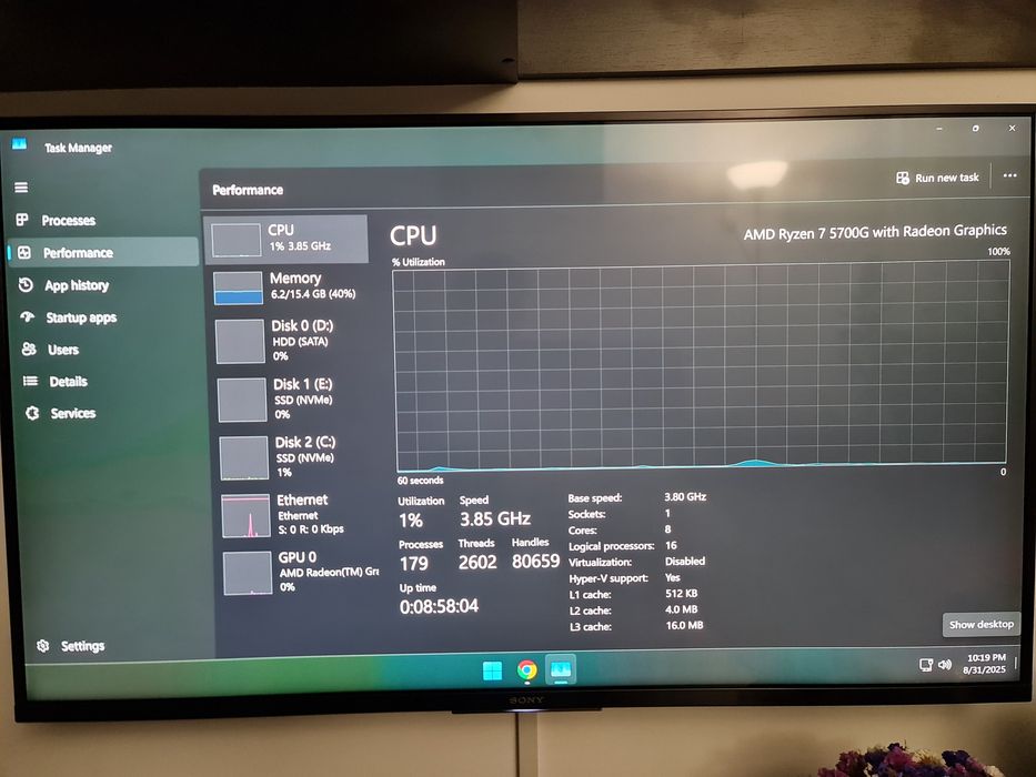 Pc itx Ryzen 5700G