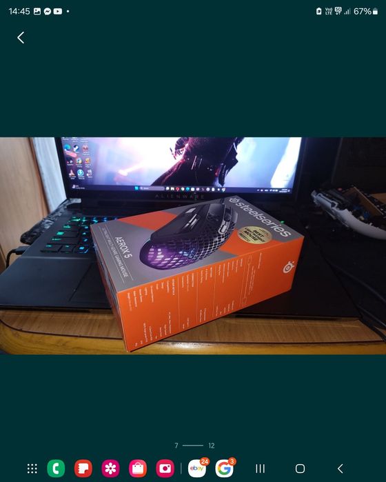 Чисно Нова запечатана Гейминг мишка SteelSeries - Aerox 5, оптична, че