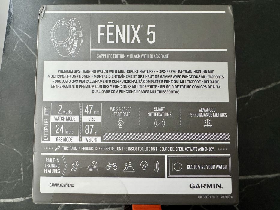Garmin Fenix 5 Sapphire
