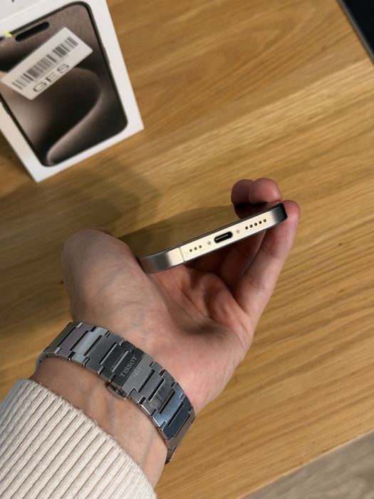 iPhone 15 Pro, Natural Titanium, 128GB