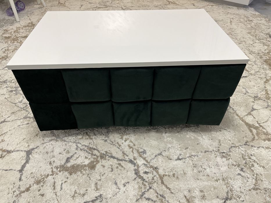 Masuta cafea/living tapitata cu blat MDF
