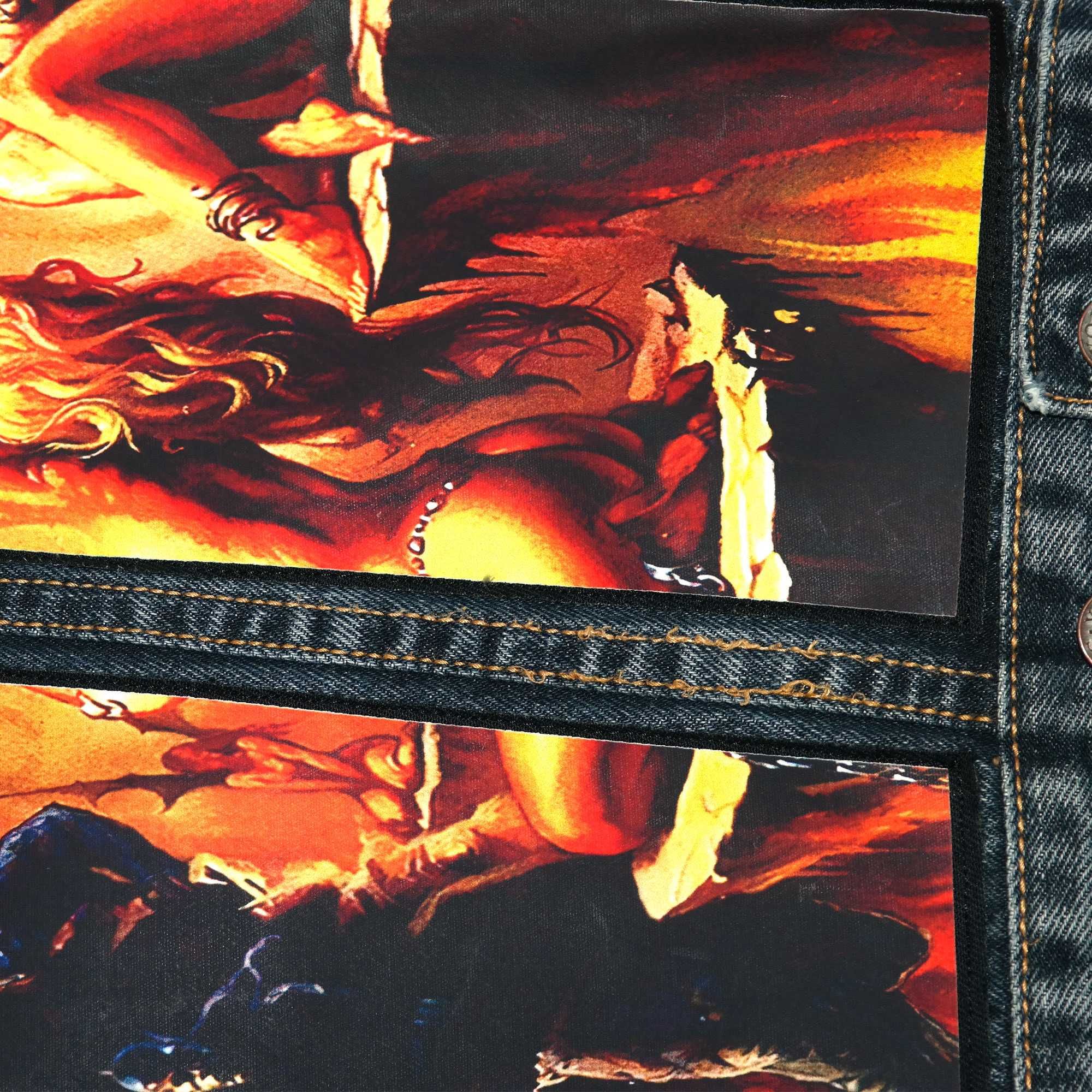 Уникален Дънков Елек Manowar, Battle Vest, Heavy metal
