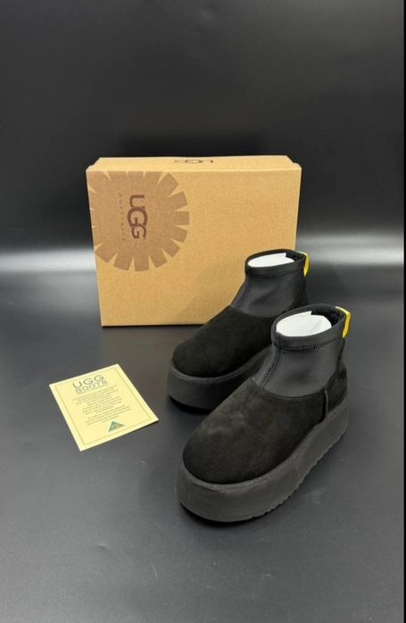 Дамски боти UGG естествен велур