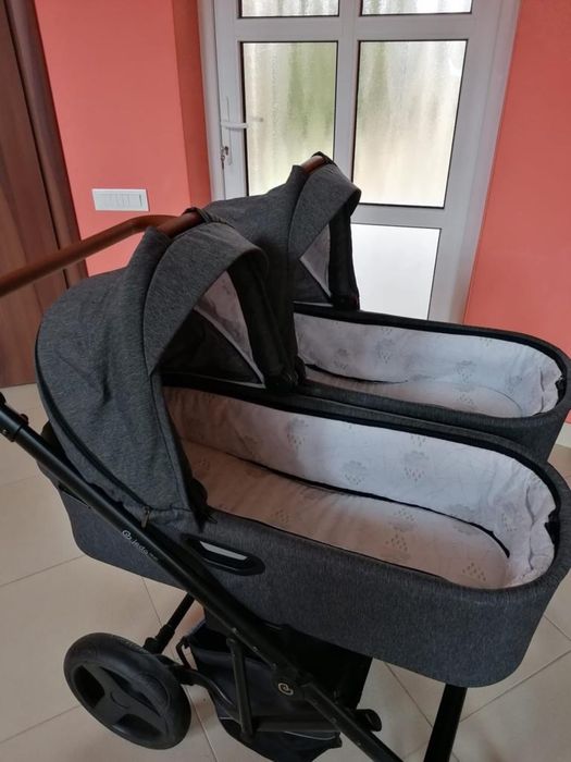 Cărucior gemeni landou + parte sport