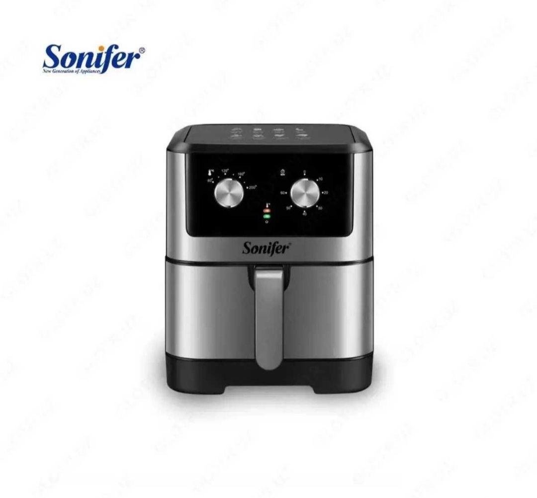 Новая Аерофритюрница 6 литр Аерогриль Sonifer SF-1017 Air Fryer!