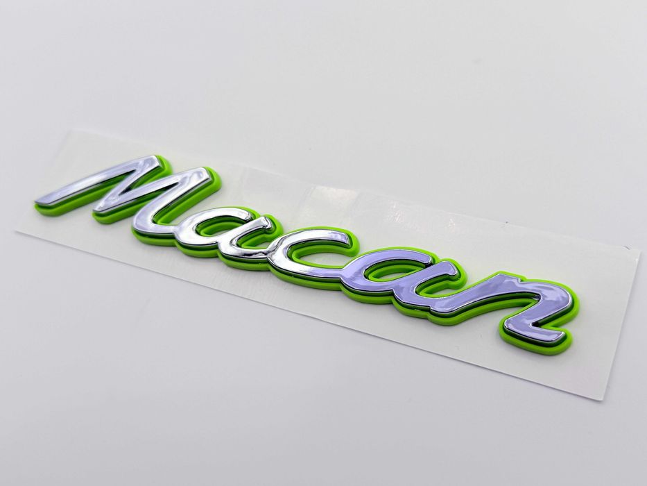 Emblema Compatibila PORSCHE Macan Hybrid crom
