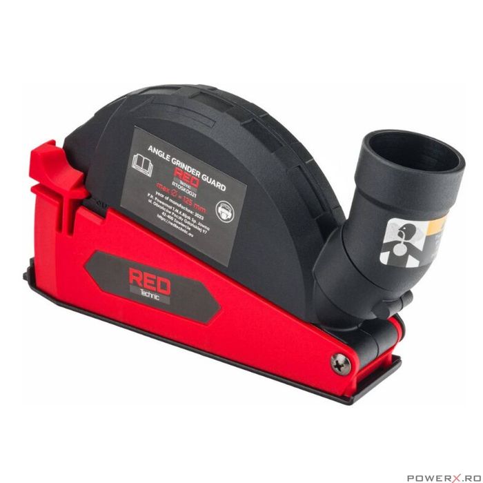 Capac aspirare praf pentru polizor unghiular, 115-125 mm, Red Technic