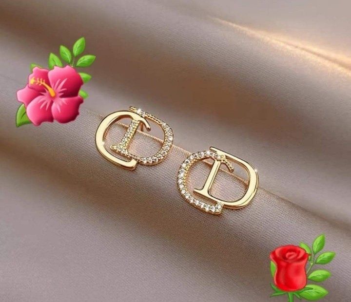 Cercei Dior otel inoxidabil/strass/Italia