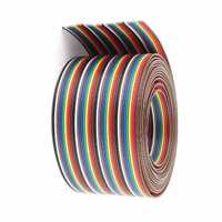 Плоский многоцветный ленточный кабель провод
