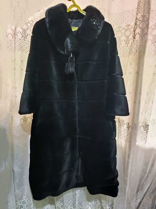 Шуба теплая. С примеркой