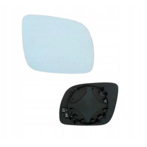 Geam oglinda Audi A3 8L, A4 B5, A6 C4, A8 D2, Seat Arosa 6H, Ibiza/Cordoba 6K, Leon 1M1, Toledo 2 1M2, Skoda Octavia 1U, Vw Bora 1J, Golf 4, Lupo, Passat B5 1996-2002, mica, blue, incalzita, dreapta