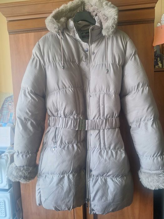 Ново зимно яке с пух и качулка на ТОП цена