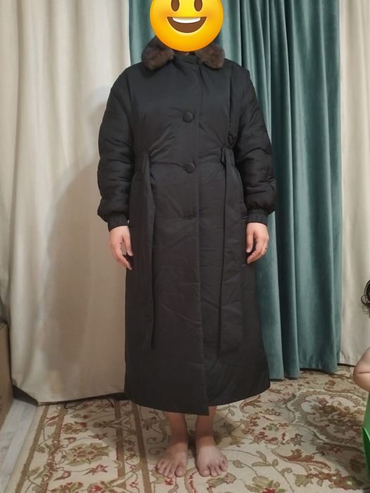 Норка жағамен куртка