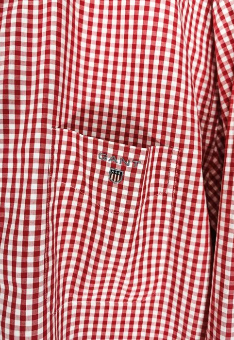 GANT Оригинална мъжка риза червено каре размер XL