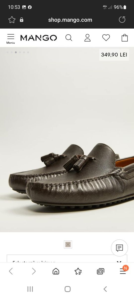 Mocasini barbati 43,44 Mango