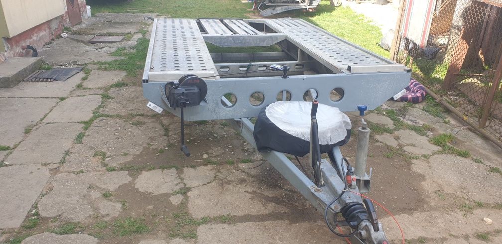 Inchiriere platforma Wiola 2 tone si remorca VDR Trailers  750 Kg,.