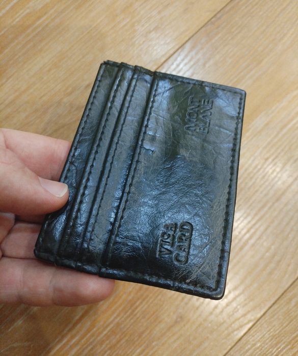 Портфейл за карти кожен Унисекс