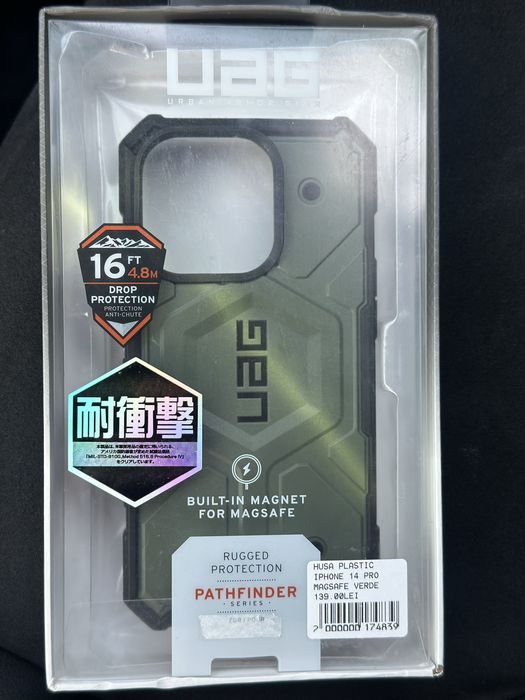 Husa iphone  14 Pro Mgsafe verde