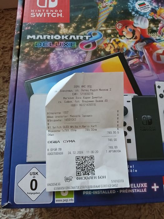 Nintendo Switch Mario card в ГАРАНЦИЯ