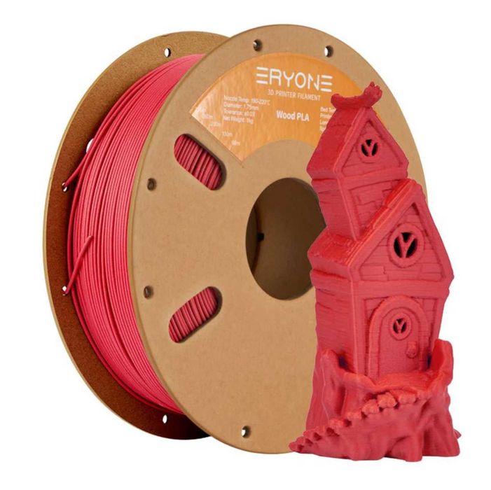 PLA Wood Filament, ПЛА Филамент с дървени частици за 3Д Принтер