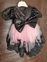 Бебешка детска официална рокля за 6м.