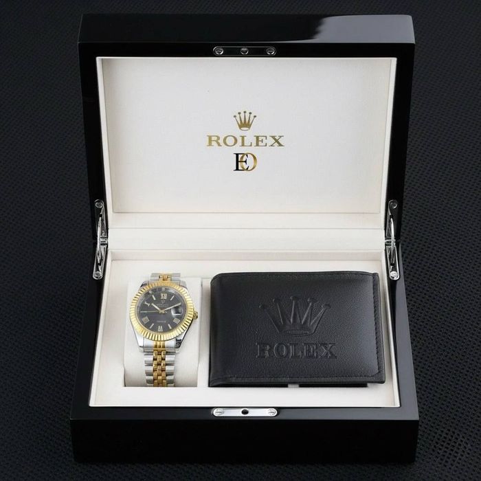Set Rolex ceas și portofel