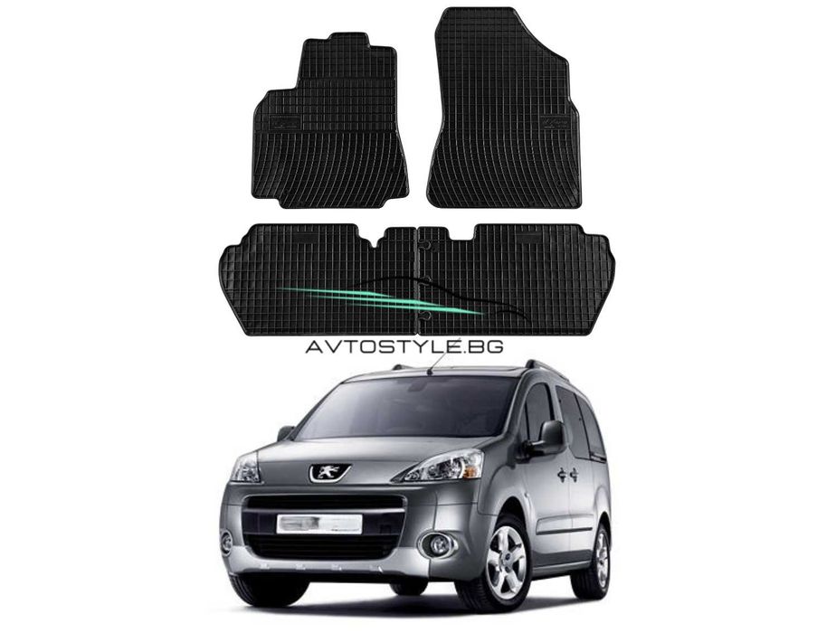 Гумени стелки за Peugeot Partner 2008-2018 г., Frogum - El Toro