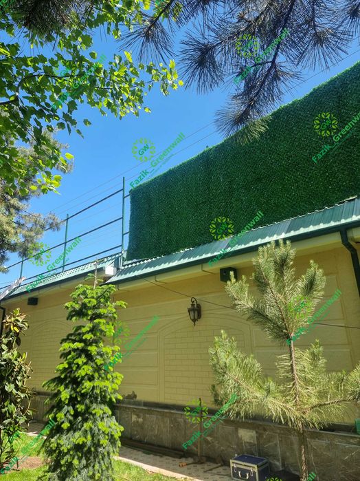 Yashil zabor / Искусственный кусты / Green Wall dekorativ setka