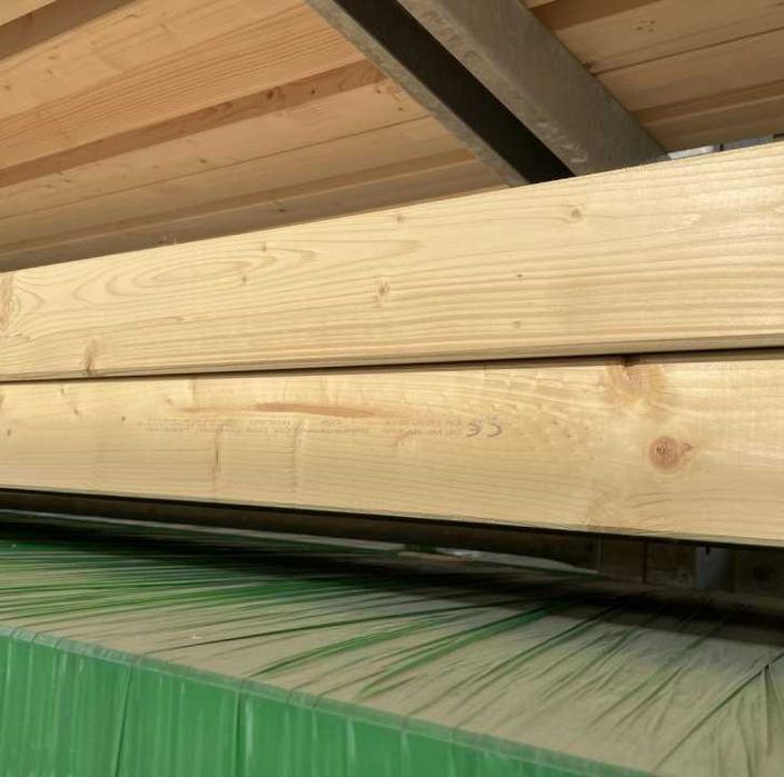 Grinda lamelara molid, imbinata in dinti, 100x100mm, lungime 13 m