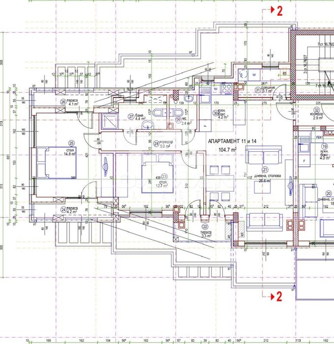 Продава се Тристаен апартамент в София, Кръстова вада - 125 кв.м за 2144 €/кв.м - Снимка #1