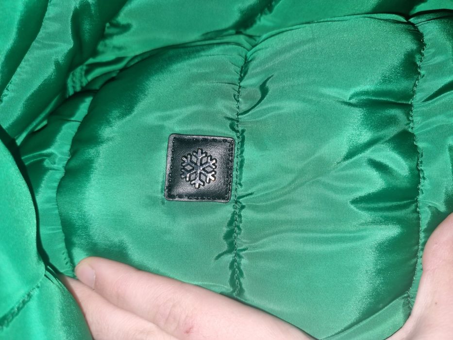 Дебело зимно яке с естествен косъм