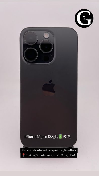 G Store Mobile! OFERTA: iPhone 15 Pro 128gb,90%!
