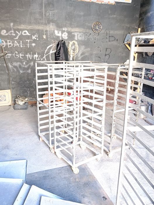 Стеллаж из  нержавейки