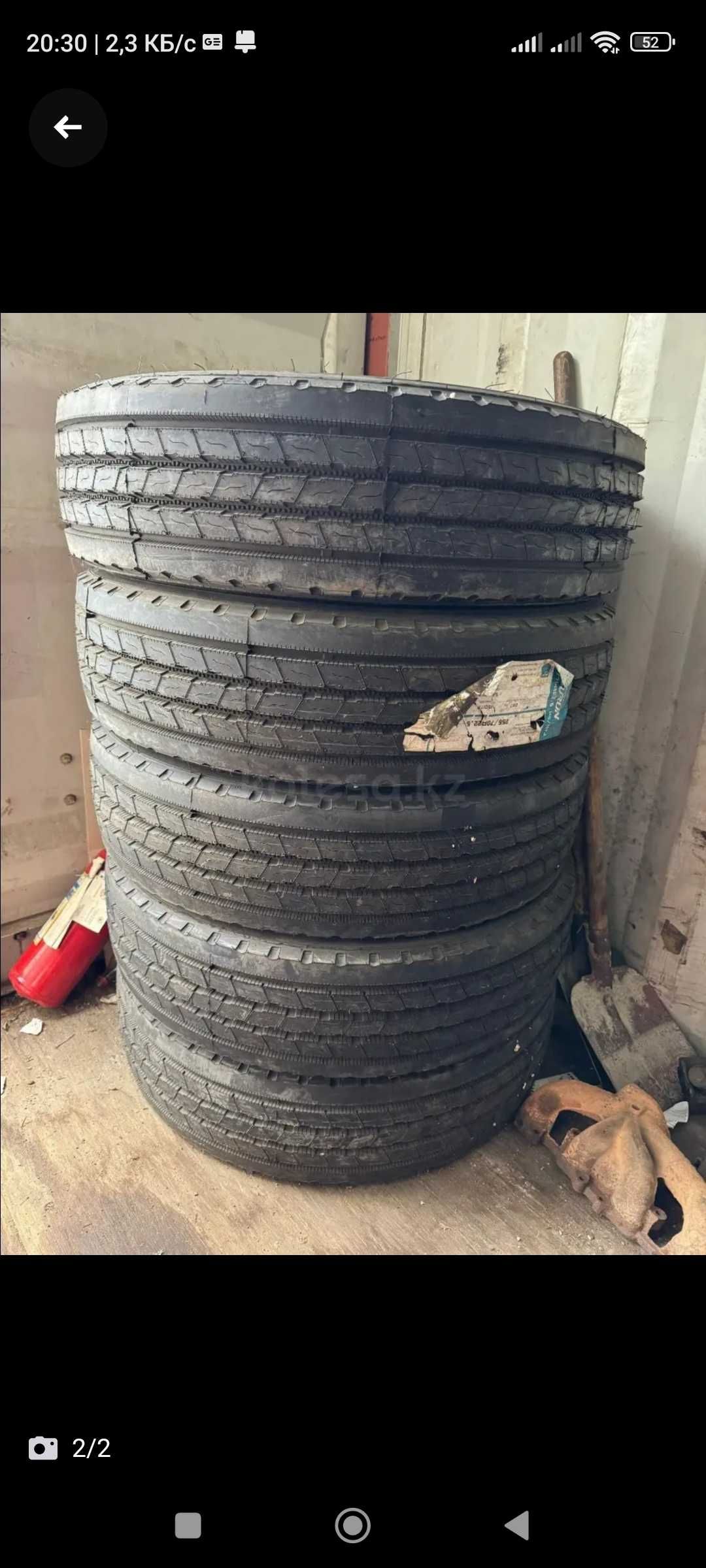 Продам новые шины размер 255/70R/22.5