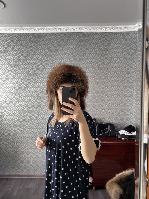 Шуба и шапка