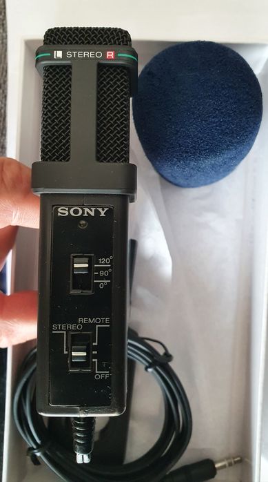 Microfon vintage Sony stereo, condenser