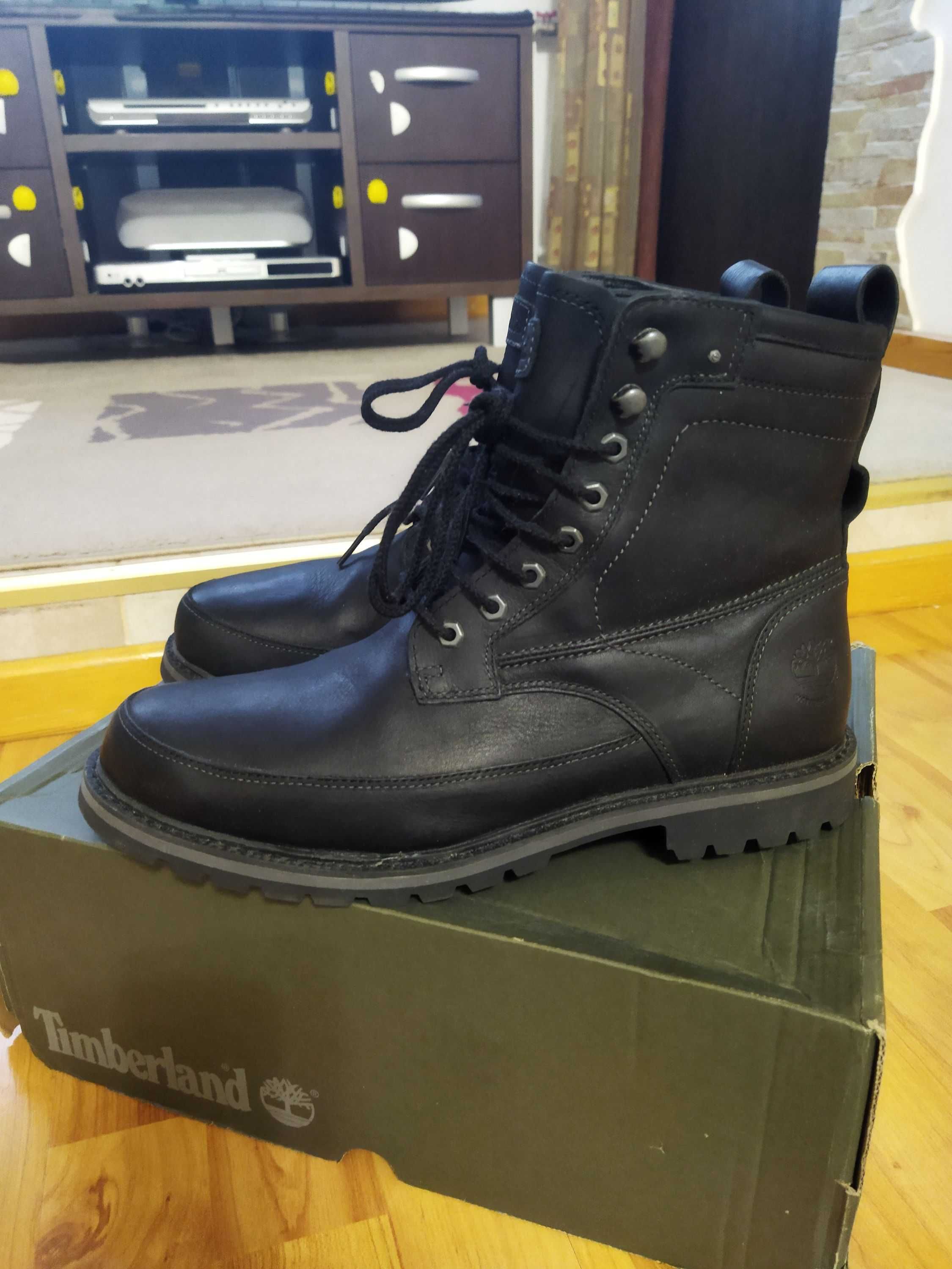 Ботинки мужские Timberland (США),кожа буйвола,оригинал,новые,р-р 43