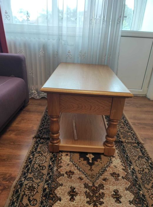Masă de cafea lemn masiv stejar