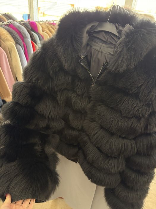 Палто яке от естествен косъм