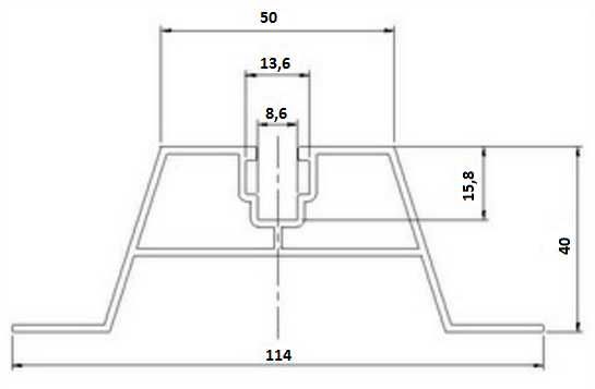 Mini sina panou solar fotovoltaic sandwich, tabla trapezoidala