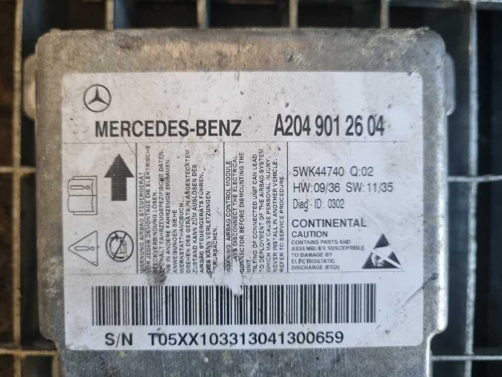 Plansa bord + kir airbag-uri MERCEDES-BENZ Clasa C Sedan (W204)