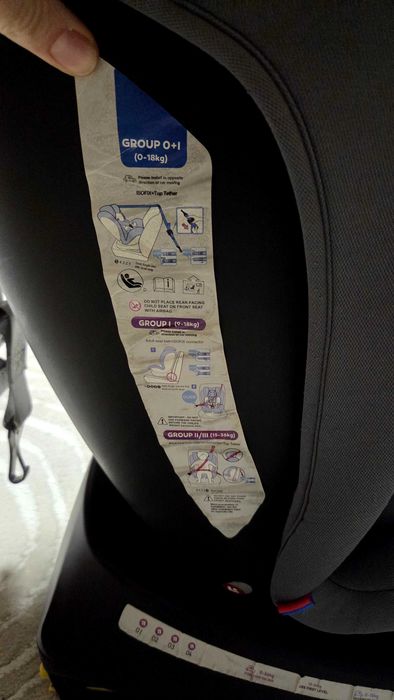 Scaun auto copii rotativ 360 cu isofix