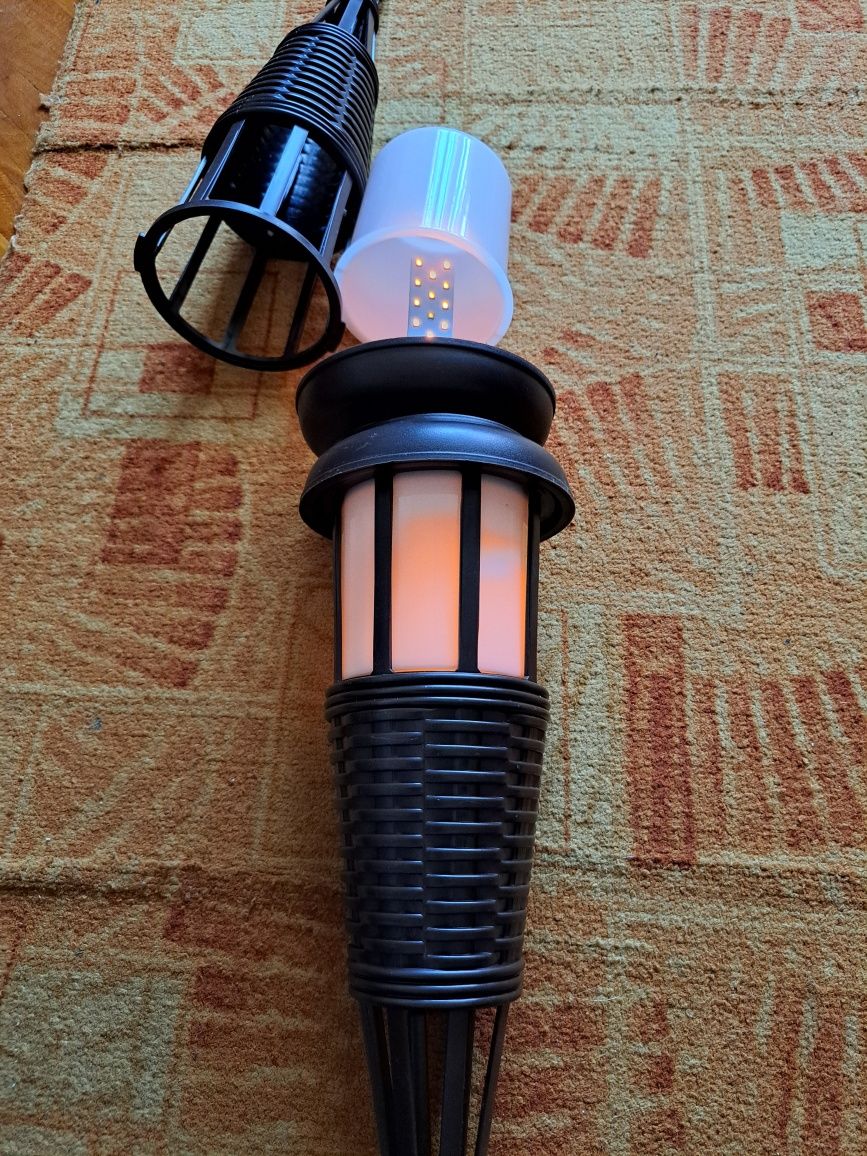 Lampa solara set 4 buc exterior gradina Star-Light tip torta flacara