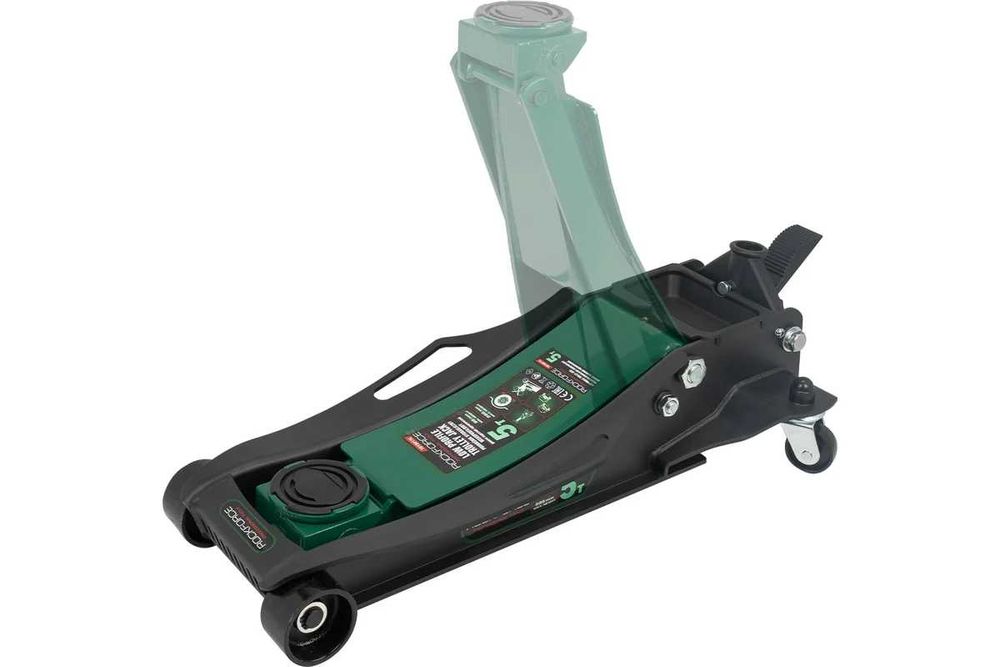 Нископрофилен крик крокодил 5 тона с педал, 96–595мм ROCKFORCE