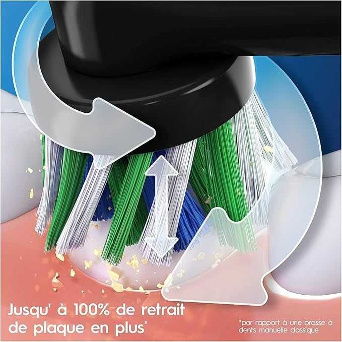 Ел. четка за зъби  Braun Oral-B Pro 3 3000 CrossAction Black Edition