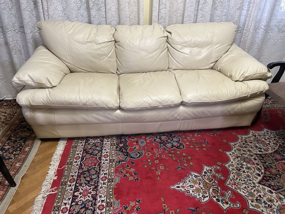 Set canapea piele naturala