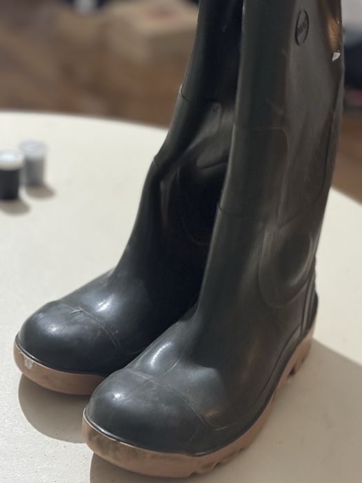 Сапоги резиновые с метал носком