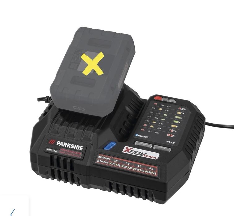 интелигентно зарядно устройство 20 V Xteam Парксайд /Parkside Performa