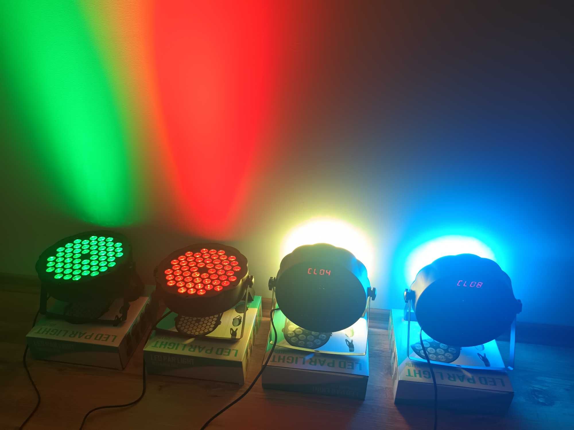 LED 54 FULL COLLOR Orga lumini Petrecere Jocuri de culori DJ Majorat