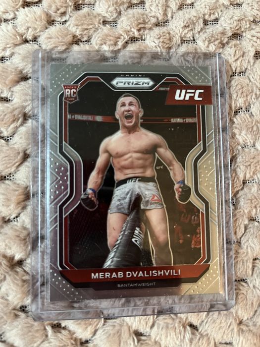 MERAB DVALISHVILI champ bantamweight cartonas prizm debut edition